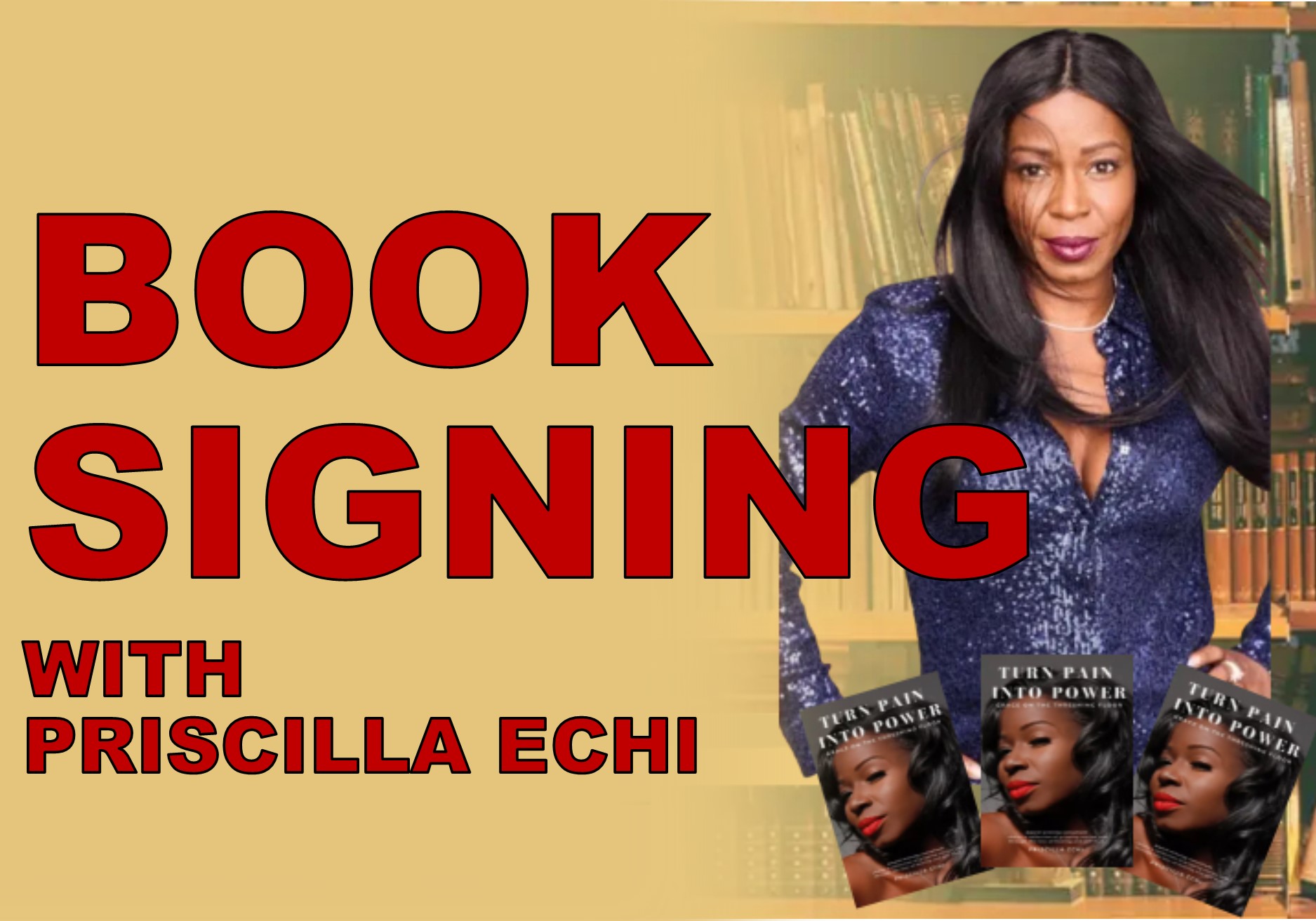 BOOK SIGNING WITH PRISCILLA ECHI