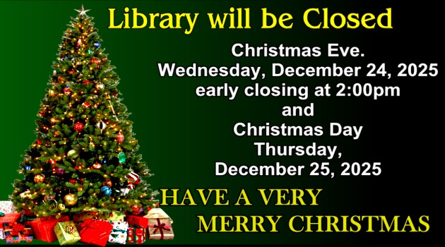 Library Closed Christmas
