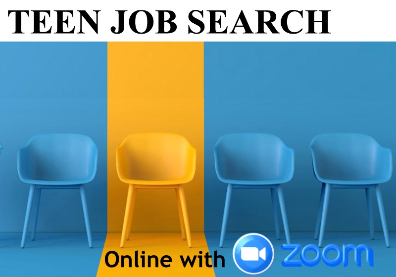Teen Job Search via Zoom Meeting
